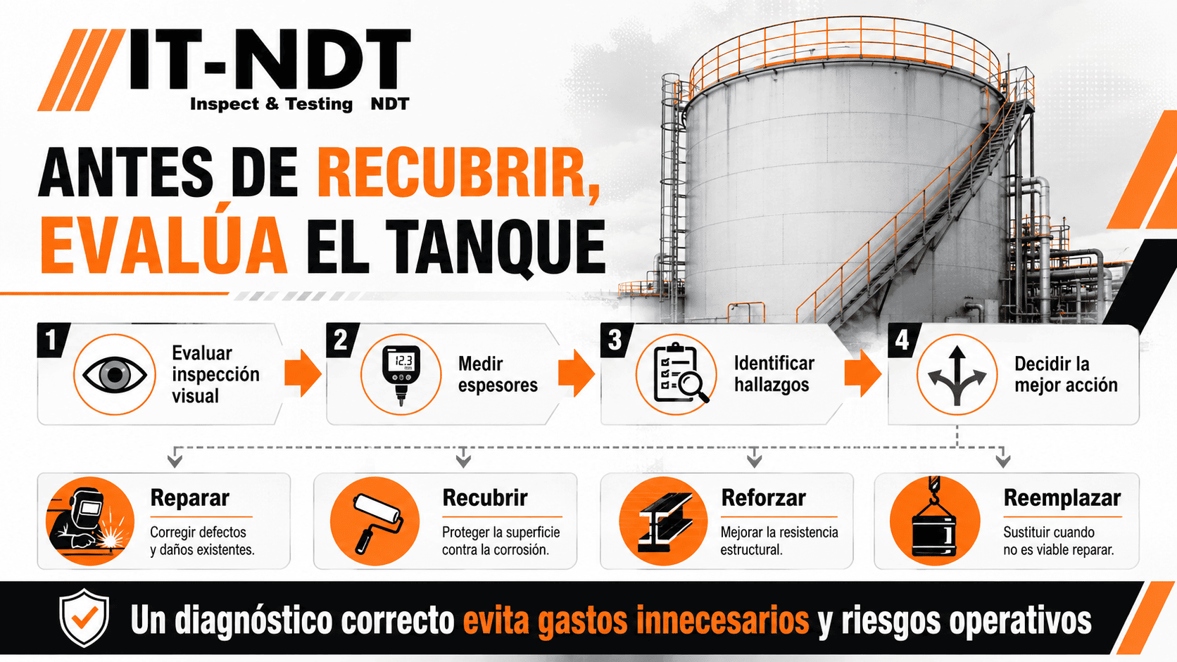 Imagen de apoyo para estudios de integridad mecanica ante recubrimientos