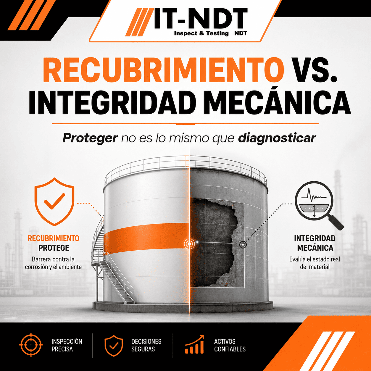recubrimiento e integridad mecánica en tanques IT-NDT